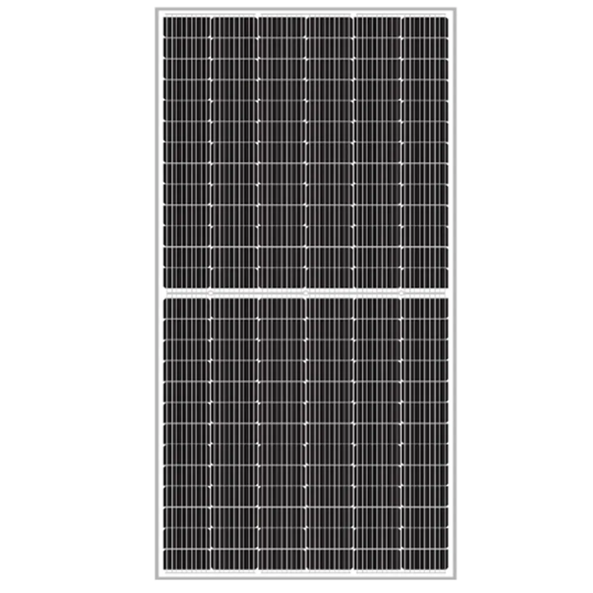 Saulės modulis 545W bifacial stiklas-stiklas ZNShine ZXM7-SHLDD144-545-M sidabriniu rėmu