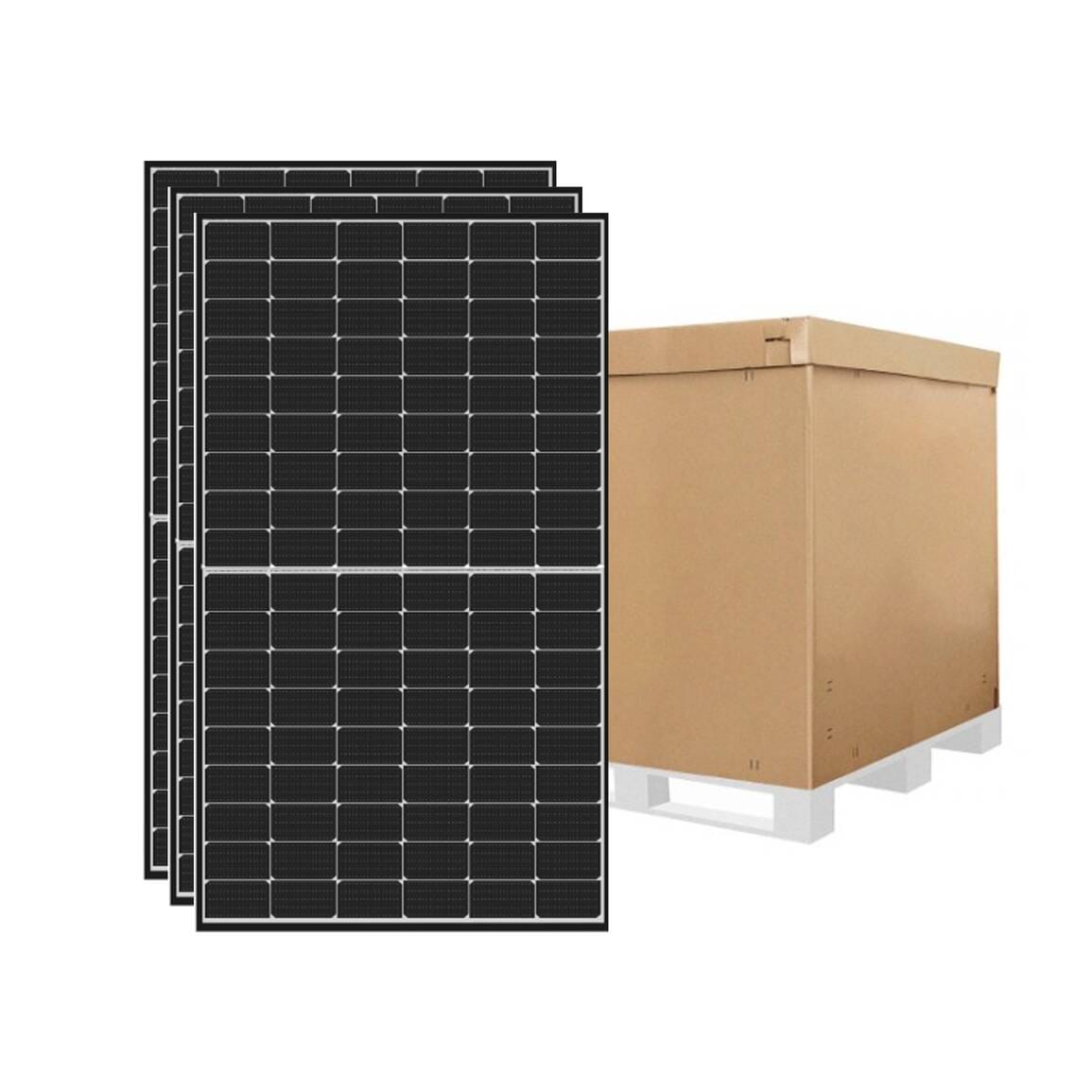 Saulės modulis 485W N-Type Jinko JKM485N-60HL4-V-F8 juodu rėmu