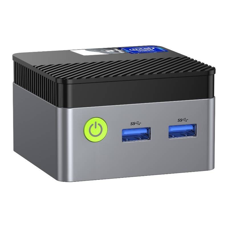 MINI kompiuteris GMKtec G5 Intel N97 12GB RAM + 256GB Juoda