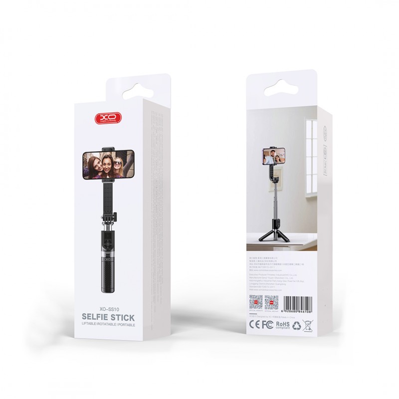 "XO" asmenukių lazda "Bluetooth" trikojis SS10 juodas 80 cm