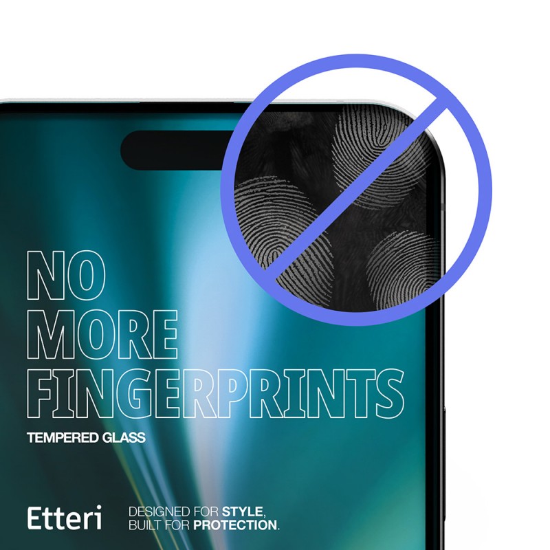 "Etteri" grūdintas stiklas 9D, skirtas "iPhone 15 Pro Max" 6,7