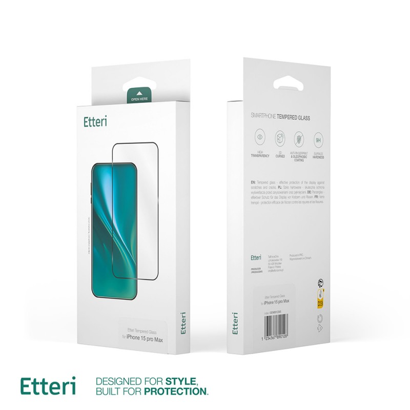 "Etteri" grūdintas stiklas 9D, skirtas "Samsung Galaxy A25 5G" (pasaulinis)