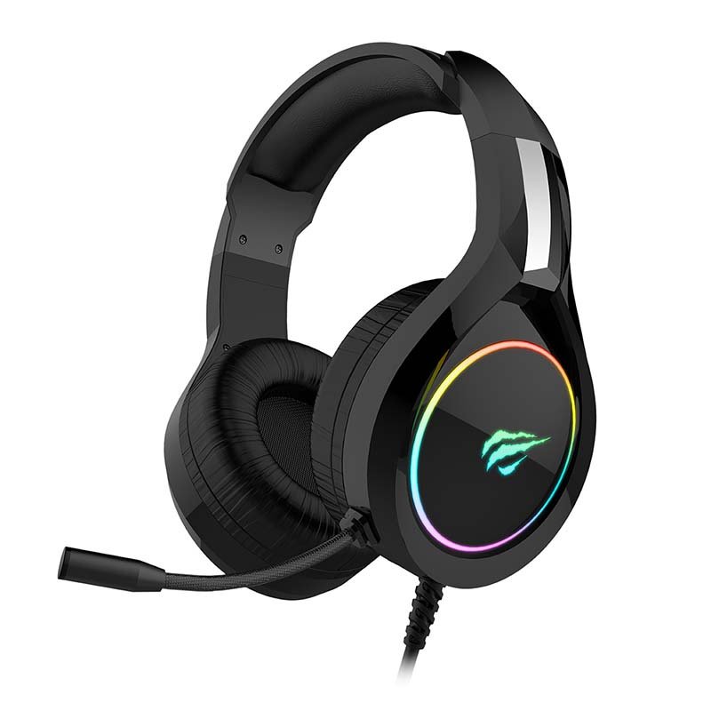 Žaidimų ausinės Havit GAMENOTE H2232D RGB USB+3.5mm