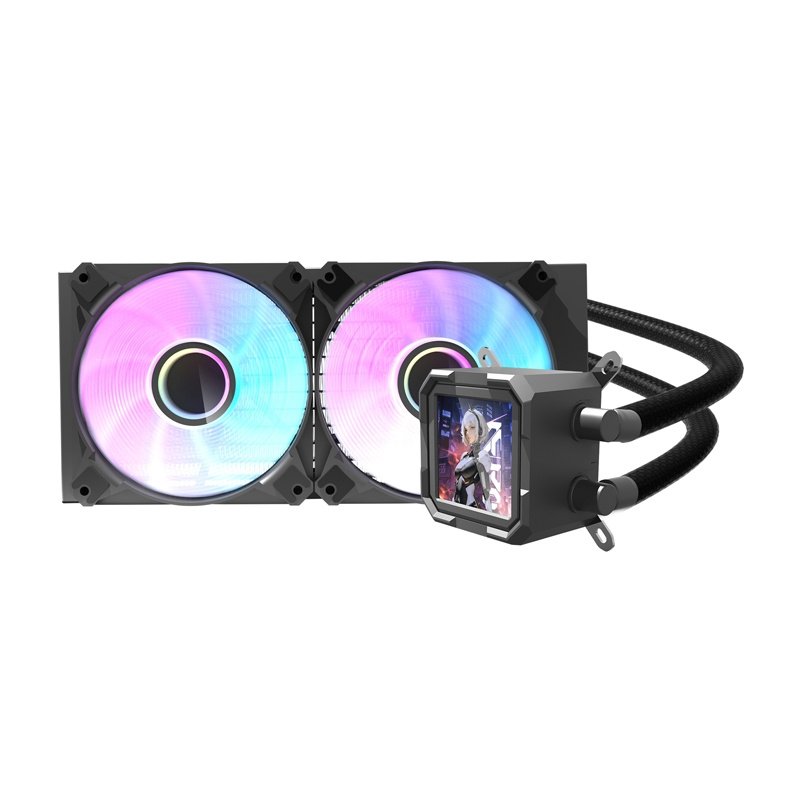Darkflash DV240S CPU vandens aušintuvas (juodas)