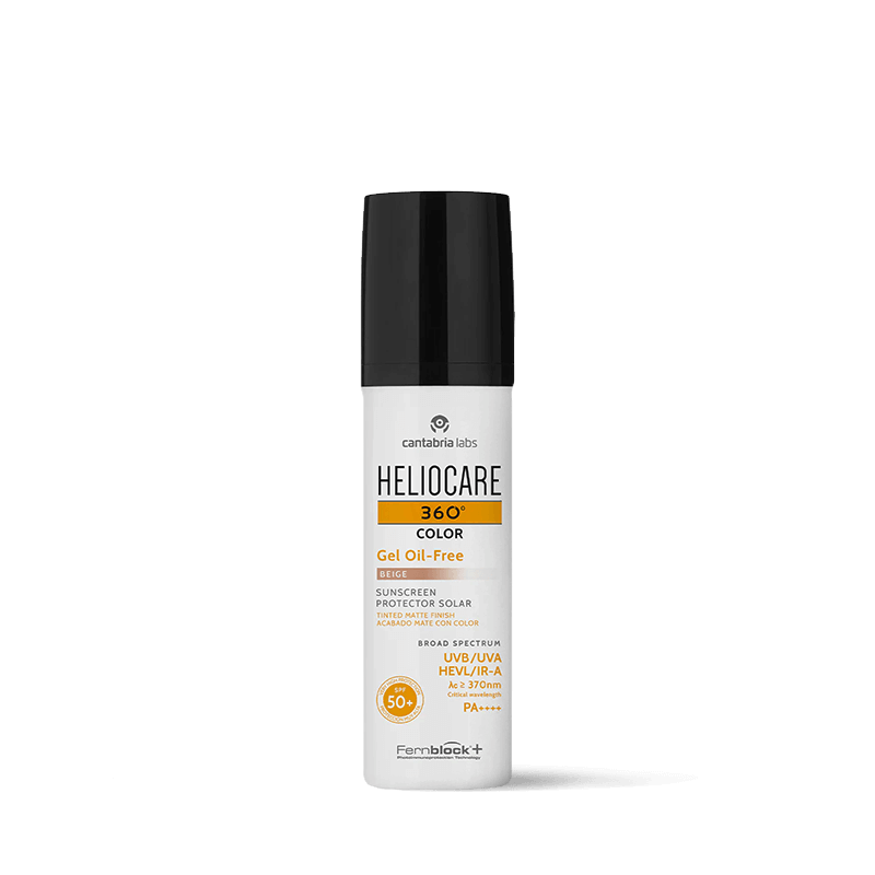 Heliocare 360 Color Gel Oil-Free SPF 50+ Beige Apsauginis gelis nuo saulės