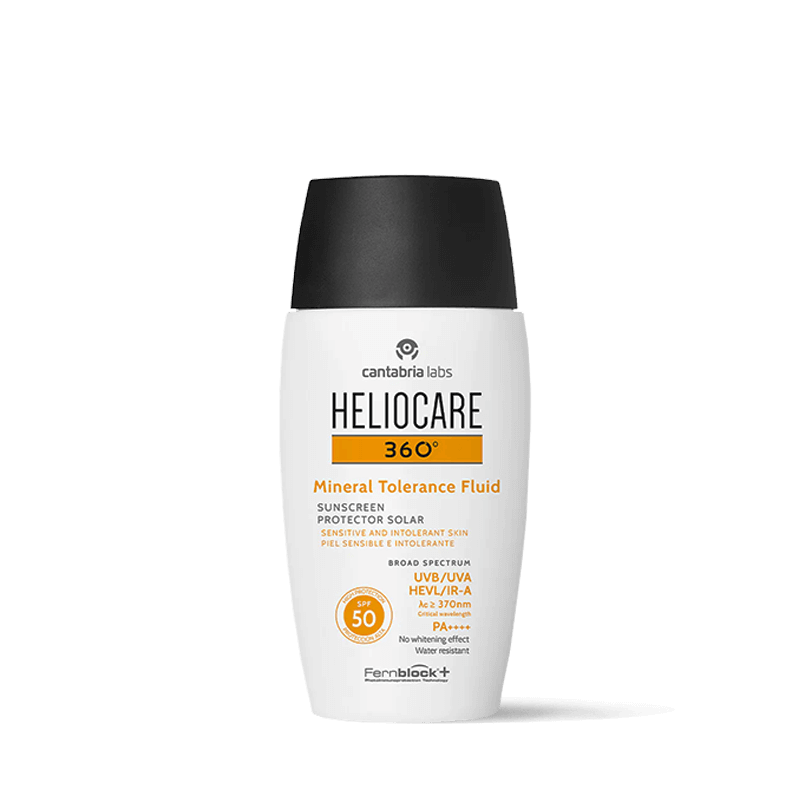 Heliocare 360 Mineral Tolerance Fluid SPF50+ Apsauginis fluidas nuo saulės