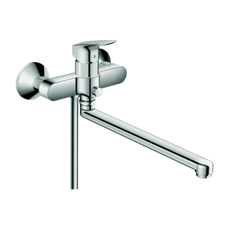 Hansgrohe Logis Single lever bath mixer with long spout 71402000|71402000