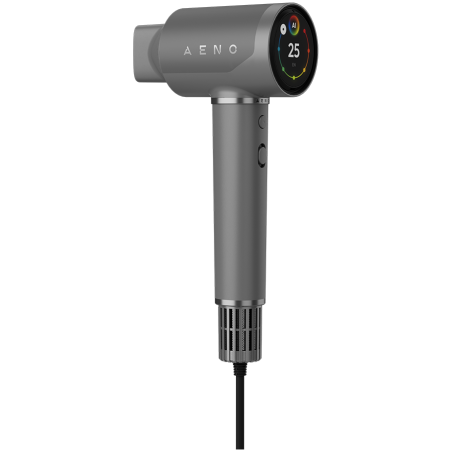 High Speed Hair Dryer, Grey, 220V-240V~50-60Hz, 1500W, Voice Control, Ionizer, Touch LCD, Infrared Nursing, Infrared Distance Protection, AI Control, Gravity Sensor 110000RPM, Noise less than 67dB|AHD0005G