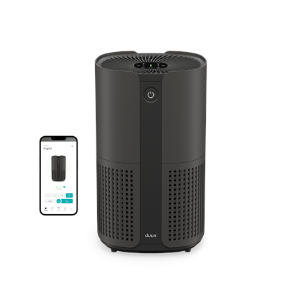 Duux Smart Air Purifier | Bright 2 | 4-22 W | Suitable for rooms up to 42 m² | Black|DXPU08