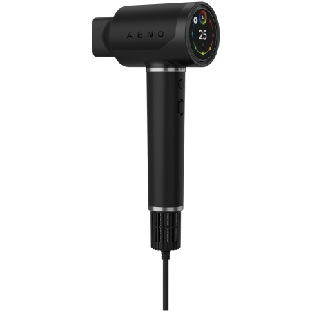 High Speed Hair Dryer, Black, 220V-240V~50-60Hz, 1500W, Voice Control, Ionizer, Touch LCD, Infrared Nursing, Infrared Distance Protection, AI Control, Gravity Sensor 110000RPM, Noise less than 67dB|AHD0005B