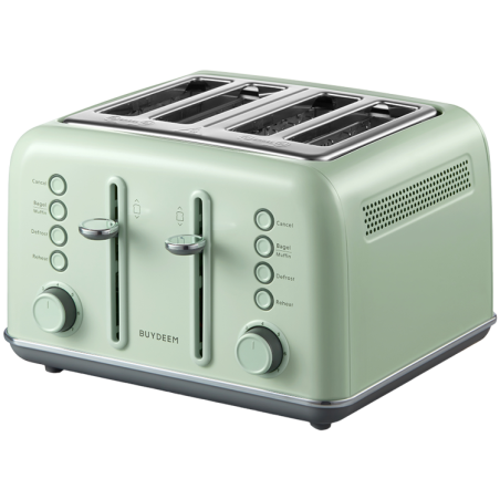 BUYDEEM 4 Slice Toaster, model DT640E, color Cozy Greenish, EU|DT640E-CG/EU