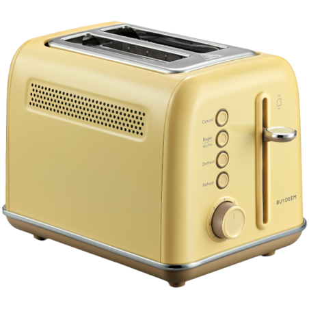 BUYDEEM 2 Slice Toaster, model DT620E, color Mellow Yellow, EU|DT620E-MY/EU