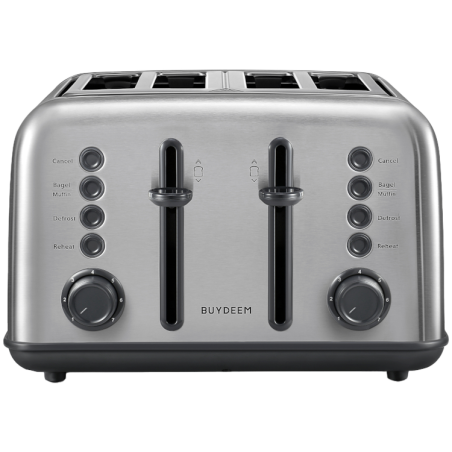 BUYDEEM 4 Slice Toaster, model DT640E, color Stainless Stell, EU|DT640E-SS/EU