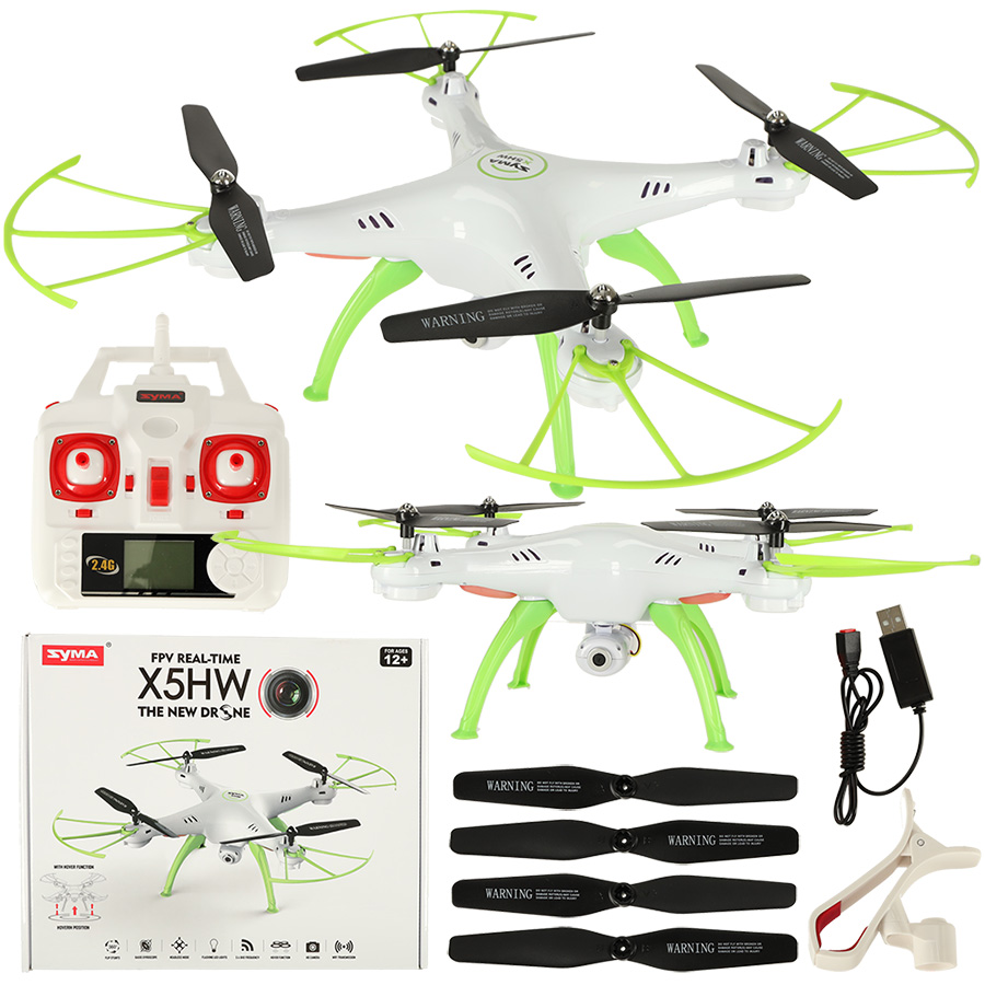 Dronas RC SYMA X5HW su 2.4 GHz ir Wi-Fi Kamera