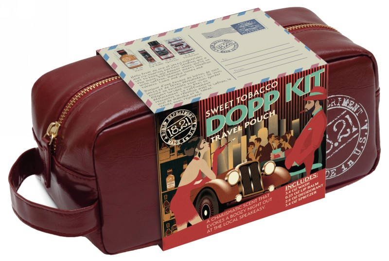 Plaukų ir kūno priežiūros priemonių rinkinys vyrams 18.21 Man Made Dopp Kit Sweet Tobacco DPKST,rinkinį sudaro: daugiafunkcė priemonė 100 ml, dezodorantas 75 g, kūno dezodorantas 100 ml, lūpų balzamas 7 g