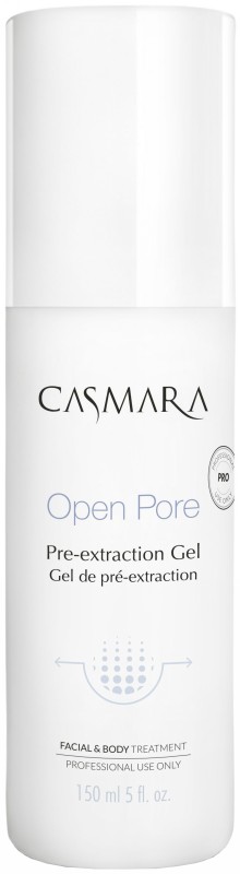 Paruošiamasis gelis veido odai Casmara Open Pore Pre-extraction Gel CASA90010, gelinės konsistencijos, paruošia odą valymui, 150 ml