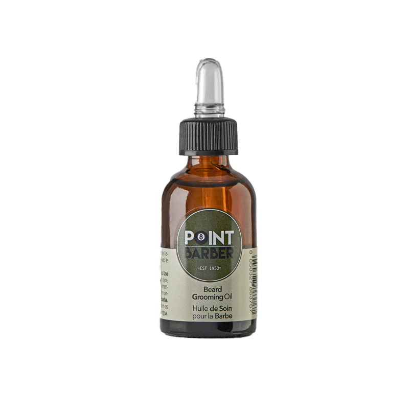 Point Barber Barzdos aliejukas  Prieš skutimąsi ir po skutimosi  30 ml.