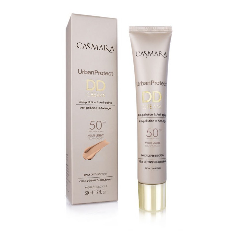 Maskuojamasis veido odos kremas Casmara DD Cream Urban Protect SPF 50 Light 01 CASA09501, 50 ml