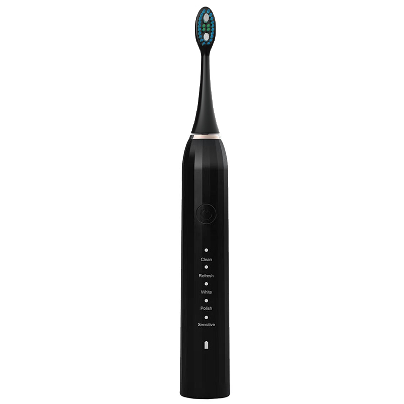 Įkraunamas, elektrinis, garsinis dantų šepetėlis OSOM Oral Care Toothbrush Black OSOMORALM1BL, juodos spalvos