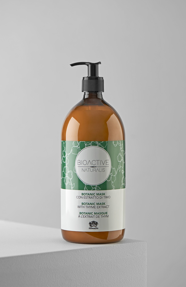 Plaukų kaukė su čiobrelių ekstraktu BIOACTIVE NATURALIS BOTANIC 1000 ml.
