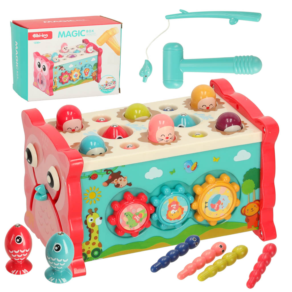 Sensorinis Žaislas Kūdikiams 8-in-1 Bibi-Inn Rožinis