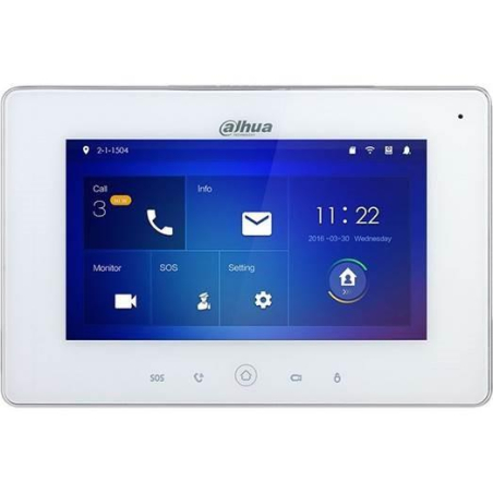 MONITOR LCD 7" IP DOORPHONE/WI-FI VTH5221DW-S2 DAHUA|VTH5221DW-S2