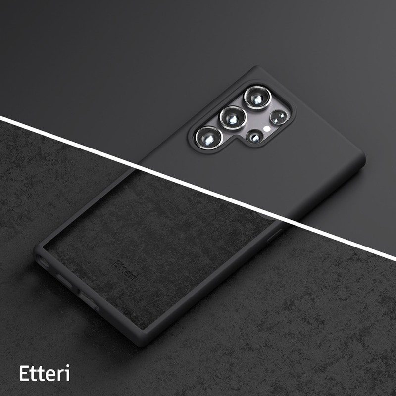 "Etteri" silikoninis dėklas "Samsung Galaxy S25 Ultra black