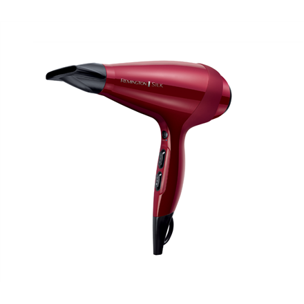 Remington Ionic Hair dryer | AC9096 | 2400 W | Number of temperature settings 3 | Ionic function | Diffuser nozzle | Red|AC9096
