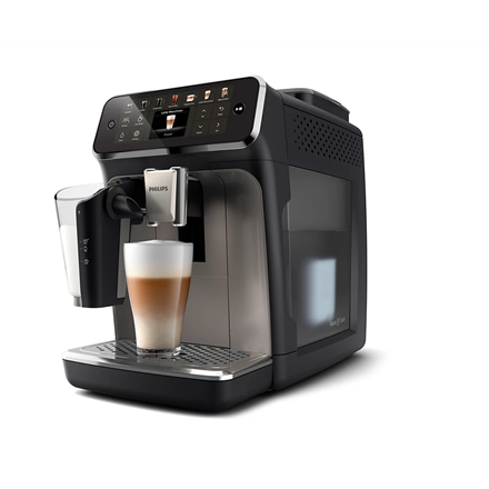 Philips Coffee Maker | EP4449/70	4400 Series | Pump pressure 15 bar | Built-in milk frother | Fully Automatic | 1500 W | Black|EP4449/70
