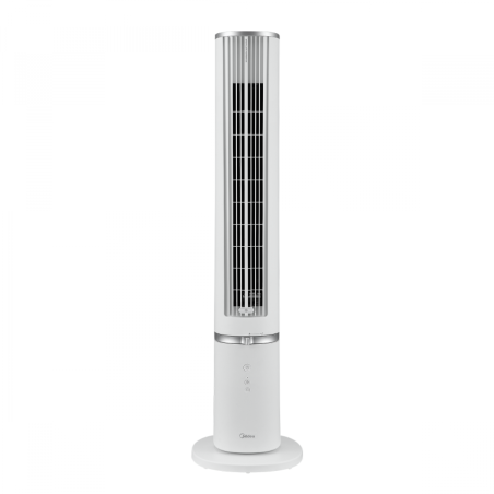 Aroma Tower fan, 45W, Fully Detachable for Easy Cleaning, Built-in Essential Oil Diffuser, Air flow: 38.3 m3/min, 2 Wind modes - Normal/Sleeping, 4 speed settings, 7h timer, Multi-angle Remote control, Oscillation 70, white color, 1032x275x275|MFZ402R0BPW