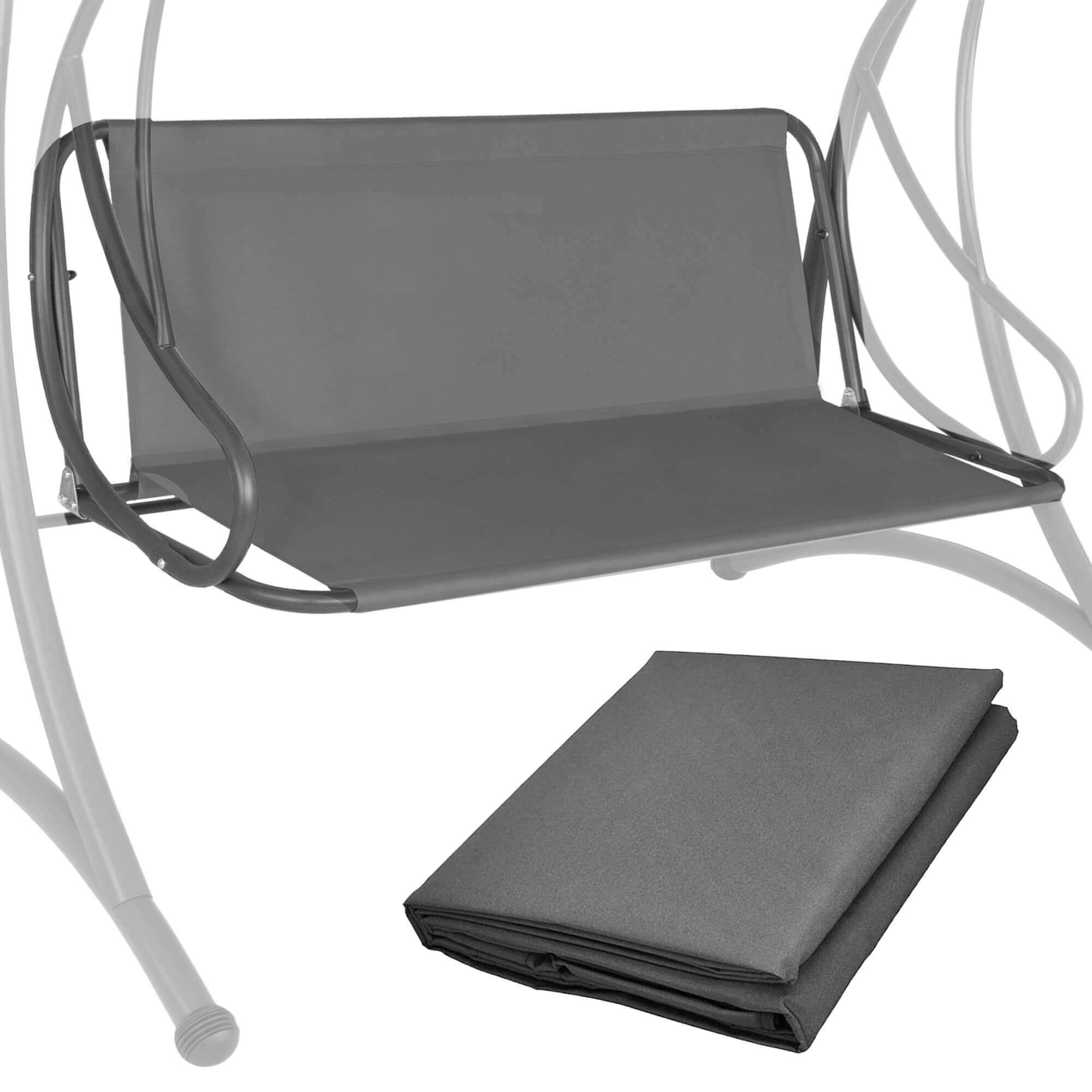 Sodo sūpynių sėdynės medžiaga Springos GS0003S 160x100 cm vandeniui atspari pilka