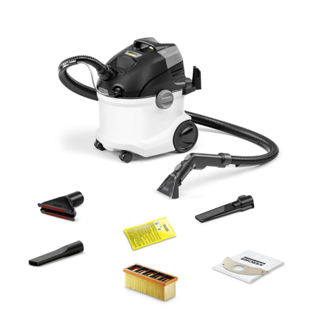 Vacuum Cleaner|KARCHER|Spray extraction cleaner SE 5 Car|Wet/dry/Car cleaning|1000 Watts|White|Weight 7.5 kg|1.081-231.0|1.081-231.0