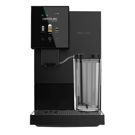 Cecotec Coffee Maker | Cremmaet Compactccino Connected | Pump pressure 19 bar | Built-in milk frother | Super-automatic | Black|1460