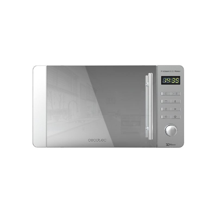 Cecotec Microwave Oven | ProClean 5120 Mirror | Free standing | 20 L | 700 W | Grill | ‎Stainless Steel|1533