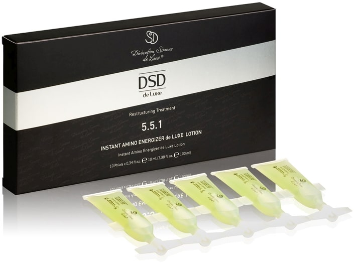 Akimirksniu energijos suteikiantis amino rūgščių losjonas Dixidox de Luxe DSD5.5.1, 1 vnt.