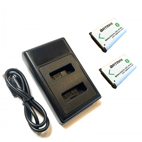 2x Sony akumuliatorius NP-BX1 1600 mAh+ dvigubas pakrovėjas