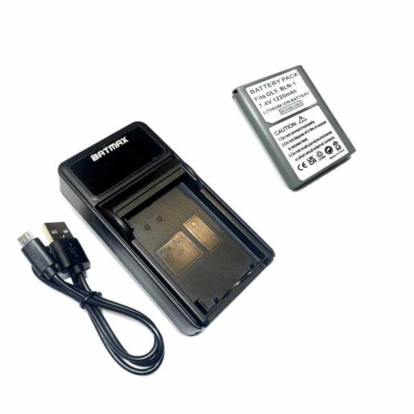 Olympus akumuliatorius PS-BLN1 BLN-1 1220 mAh + greitasis LED pakrovėjas
