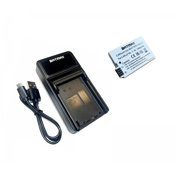 Canon LP-E8 akumuliatorius 1800 mAh + greitasis LED pakrovėjas