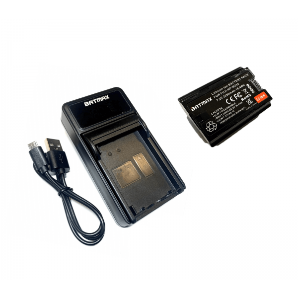 Fujifilm NP-W235 akumuliatorius 2280 mAh + greitasis LED pakrovėjas