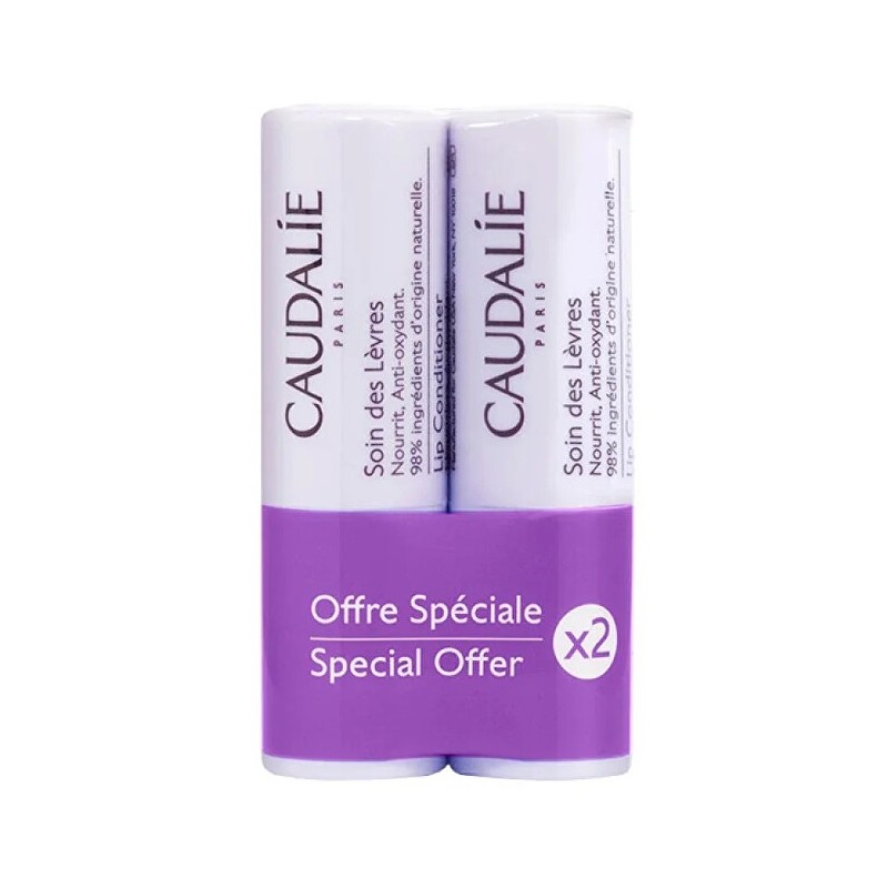 Caudalie Lūpų balzamų rinkinys (Lūpų kondicionierius Duo) 2 x 4,5 g
