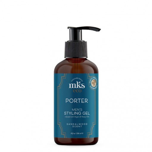 MKS eco Porter vyriškas plaukų formavimo gelis, 236 ml.