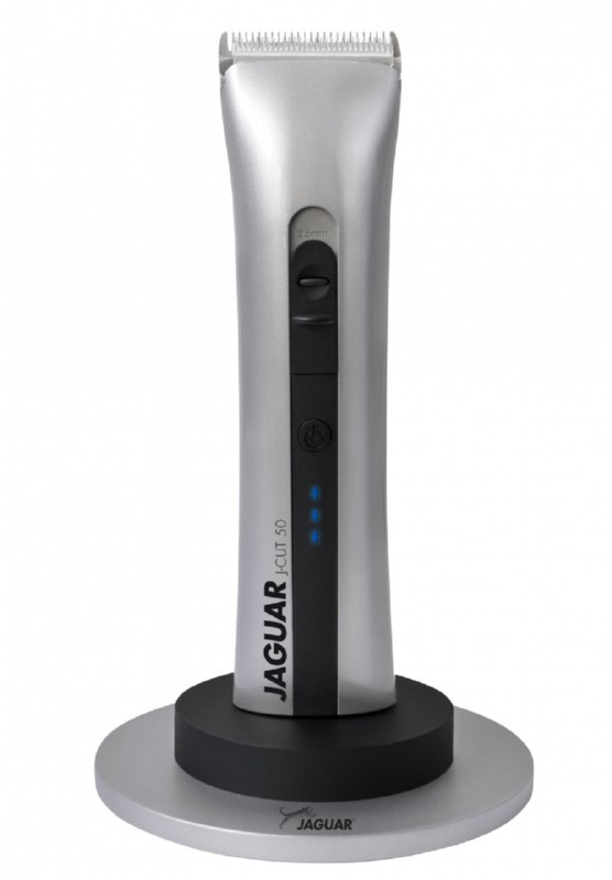 Plaukų kantavimo mašinėlė Jaguar J-CUT 50 Hair Clipper 85130, sidabrinė spalva, naudojimas su laidu arba be laido
