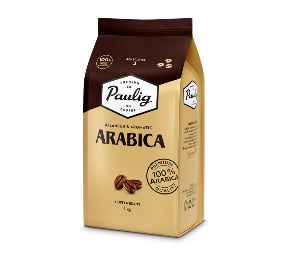 Paulig Arabica kavos pupelės 1kg