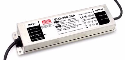 Impulsinis maitinimo šaltinis LED 12V 16A, reguliuojamas, PFC, IP65, MEAN WELL