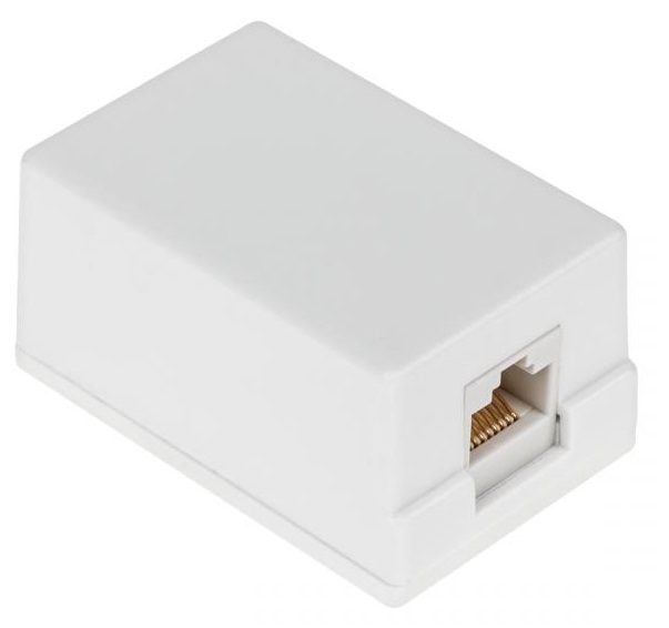 Rozetė virštinkinė vienguba RJ45 (8P8C)