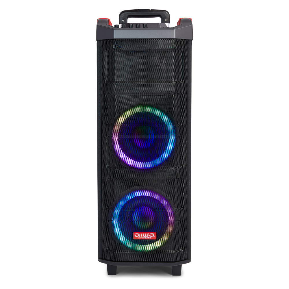 Nešiojama garso sistema 600W (80W RMS) su karaoke, šviesos efektais