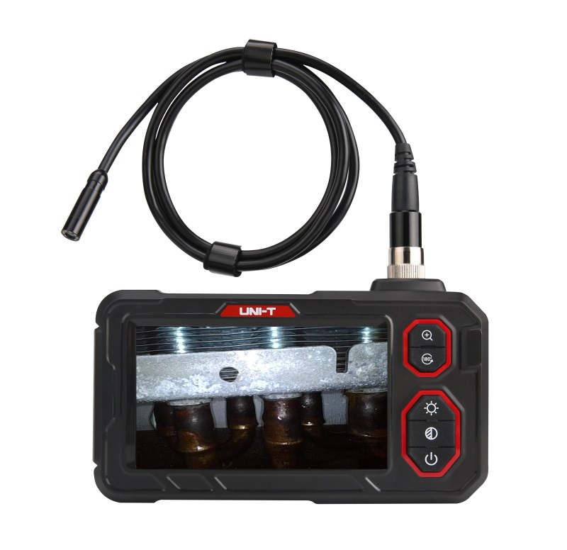 Profesionalus boreskopas, 4.3"IPS LCD 1280*720, 1m, CMOS, 70°, IP67, UNI-T