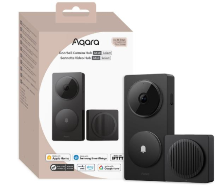 SMART HOME G410 DOORBELL CAM/HUB BLACK CH-C09D-B AQARA|CH-C09D-B