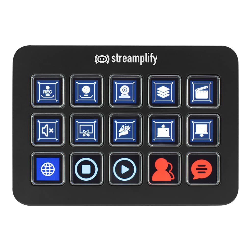 Streamplify Streaming Deck One, juodas