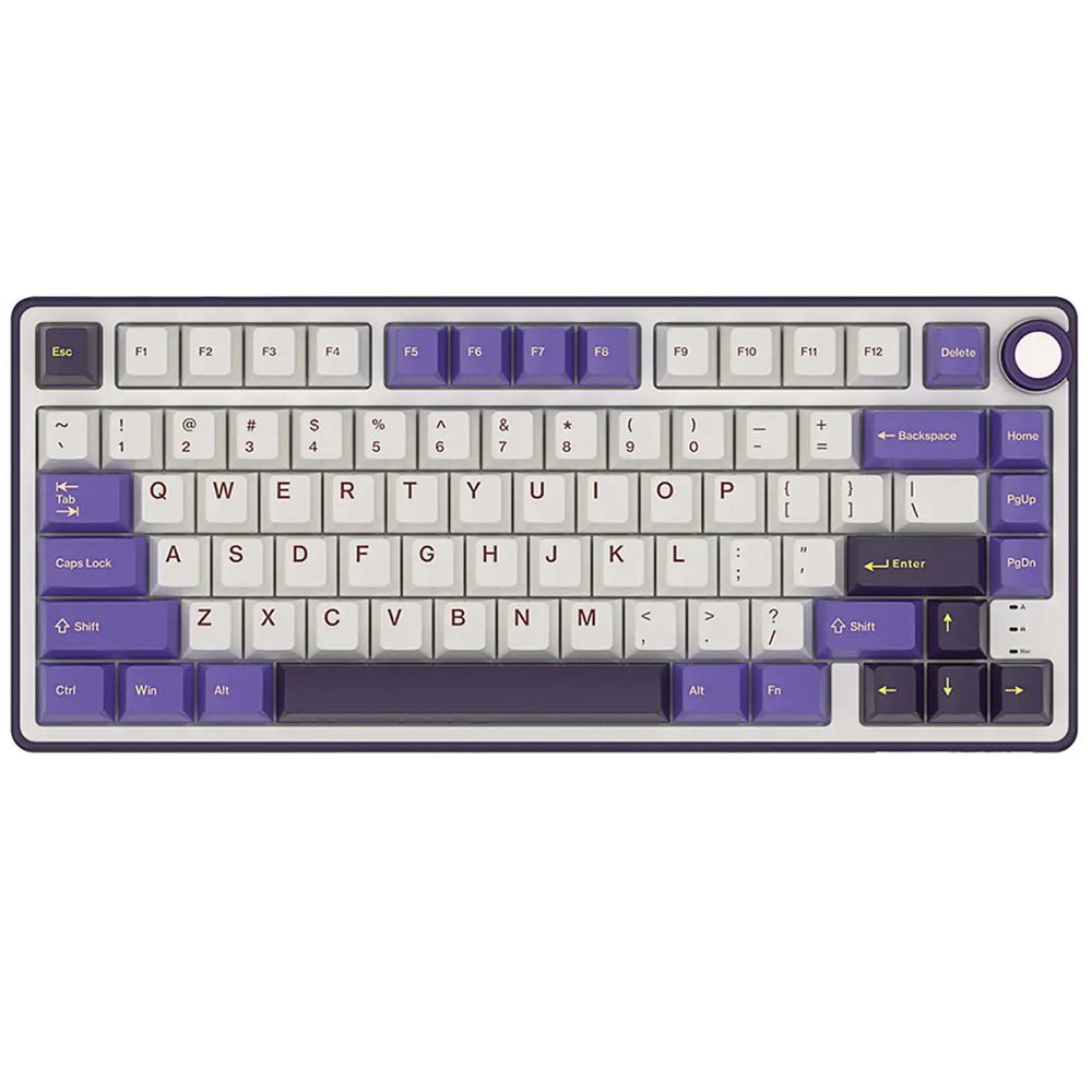 Klaviatūra ROYAL KLUDGE R75 Blackberry, K sidabriniai jungikliai, JAV